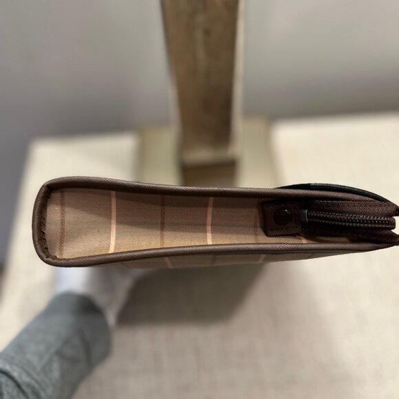 Burberry Canvas & Leather Clutch - Picture 7 of 11
